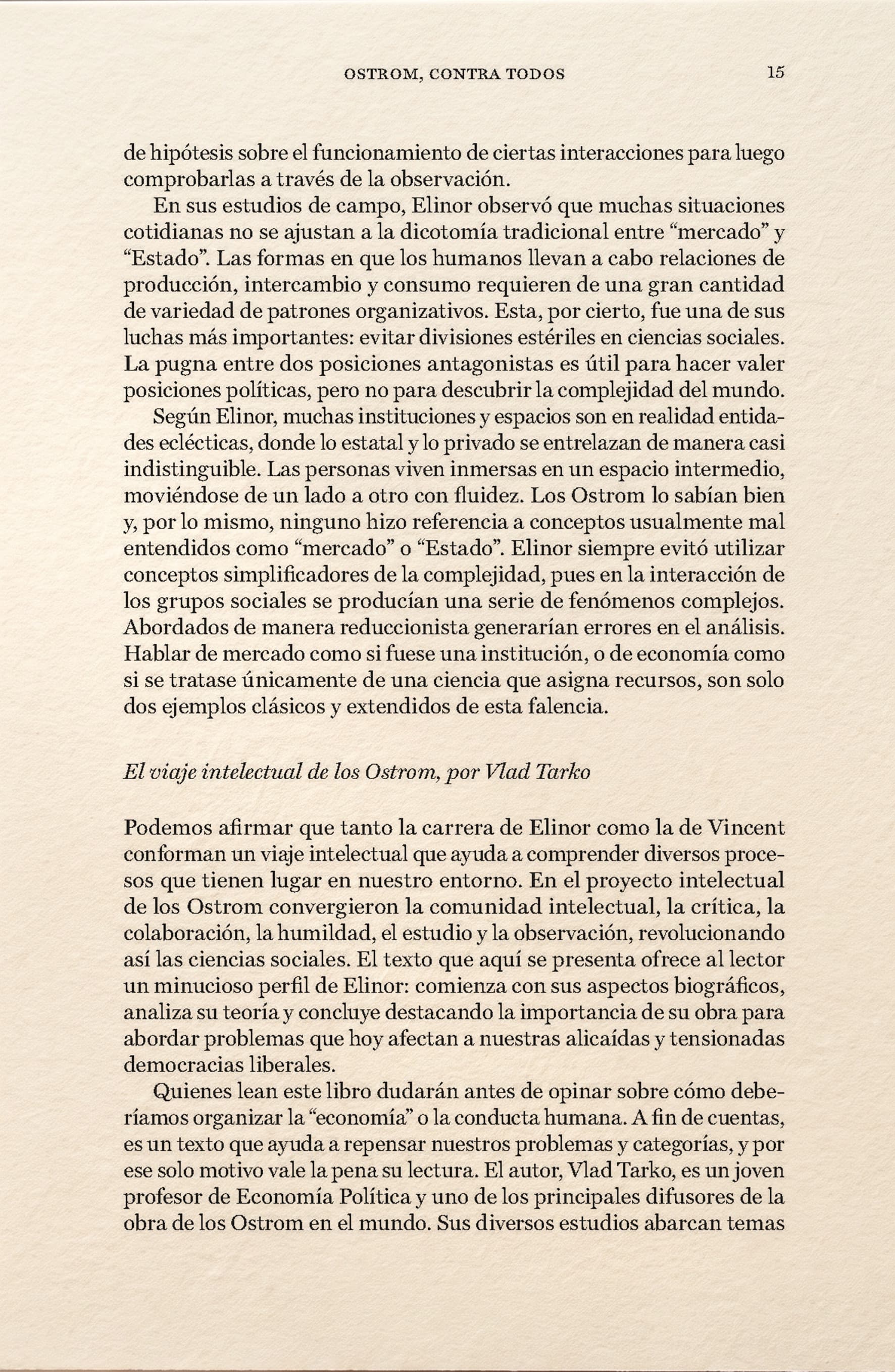 Elinor Ostrom, una biografía intelectual — página 13